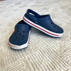 CROCS Kids Crocband Navy Blue Clogs